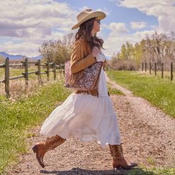 Alternative view of All That Tote in Coated Canvas - Country Road Bloom Canvas