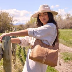 Alternative view of Romy Hobo in Buffed Leather - Whiskey