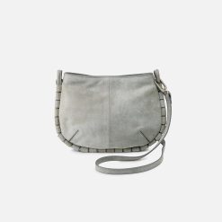 Phoebe Crossbody In Buffed Leather - Misty Harbor