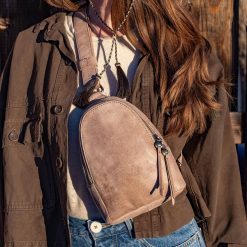 Alternative view of Fern Sling in Buffed Leather - Hazel