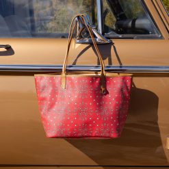 Alternative view of All That Tote In Coated Canvas - Red Journey Bandana