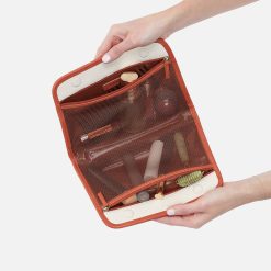 Alternative view of Beauty Large Cosmetic Pouch With Tromp L'oeil in Canvas - Natural