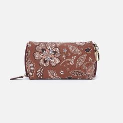 Spark Double Eyeglass Case in Coated Canvas - Country Road Bloom Canvas