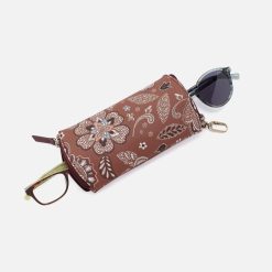 Alternative view of Spark Double Eyeglass Case in Coated Canvas - Country Road Bloom Canvas