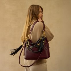 Alternative view of Pier Shoulder Bag in Pebbled Leather - Mulberry Glaze
