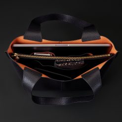 Alternative view of Vida Tote in Micro Pebbled Leather - Biscuit