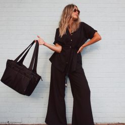 Alternative view of ALL IN ONE Tote in CaRefiber recycled nylon - Jet