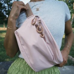 Alternative view of BE HOLD Belt Bag in CaRefiber recycled nylon - Lotus