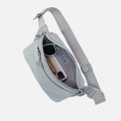 Alternative view of BE HOLD Belt Bag in CaRefiber recycled nylon - Stone