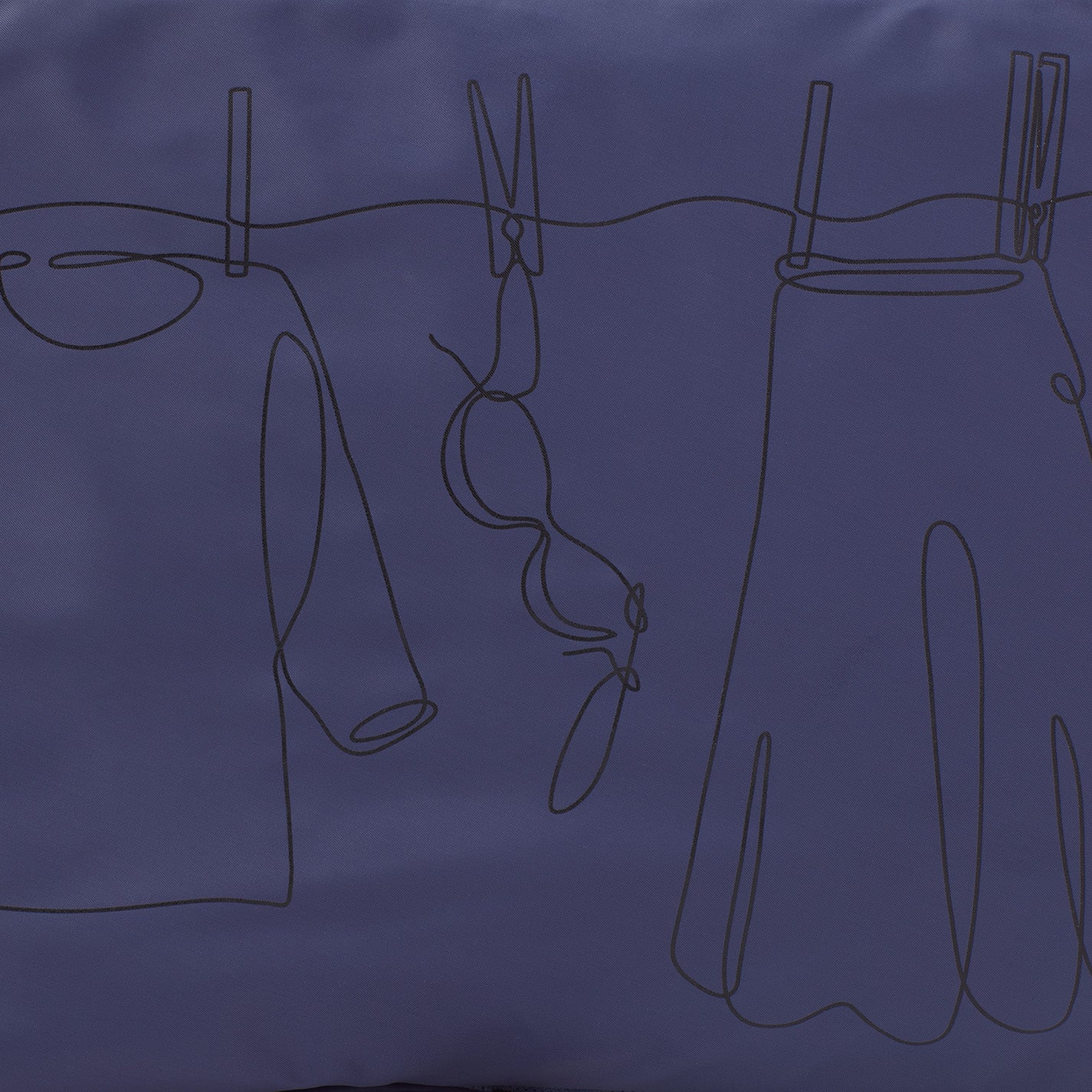 SET TO GO Packing Cube Large in CaRefiber recycled nylon - Ocean - Image 5