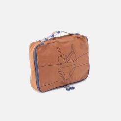 Alternative view of SET TO GO Packing Cube Medium in CaRefiber recycled nylon - Dune