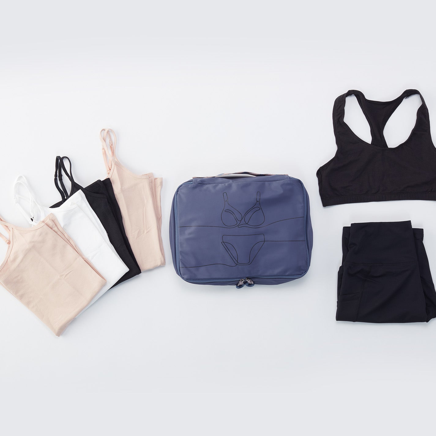 SET TO GO Packing Cube Medium in CaRefiber recycled nylon - Dune - Image 7