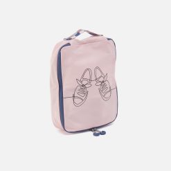 Alternative view of SET TO GO Shoe Packing Cube in CaRefiber recycled nylon - Lotus