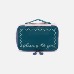 SET TO GO Packing Cube Small in CaRefiber recycled nylon - Teal