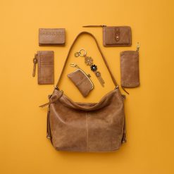 Alternative view of Jill Trifold Wallet In Buffed Leather - Whiskey