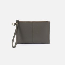 Vida Small Pouch in Micro Pebbled Leather - Desert Palm