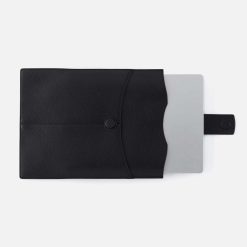 Alternative view of Vida Vertical Laptop in Micro Pebbled Leather - Black