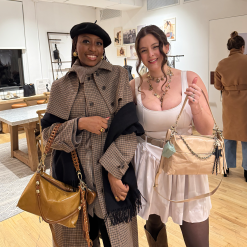 Alternative view of Petty Leather Link Strap in Polished Leather - Truffle