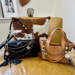 Alternative view of Stardust Bag Swag in Pebbled Leather - Black