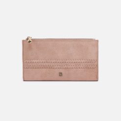 Jill Large Bifold Wallet in Buffed Leather - Hazel