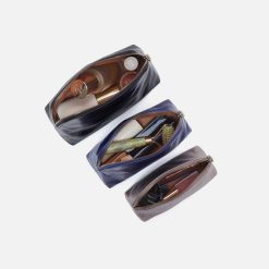 Alternative view of Tri-Pouch in Mixed Leathers - Black