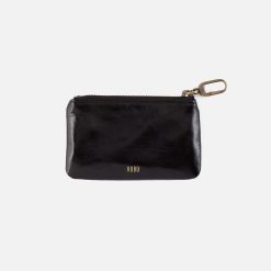 Alternative view of Sentiment Pouch in Polished Leather - Black