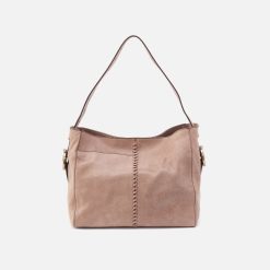 Render Shoulder Bag In Buffed Leather - Hazel