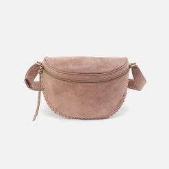 Juno Belt Bag In Buffed Leather - Hazel
