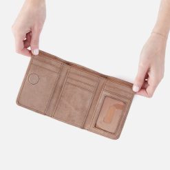 Alternative view of Jill Trifold Wallet In Buffed Leather - Hazel