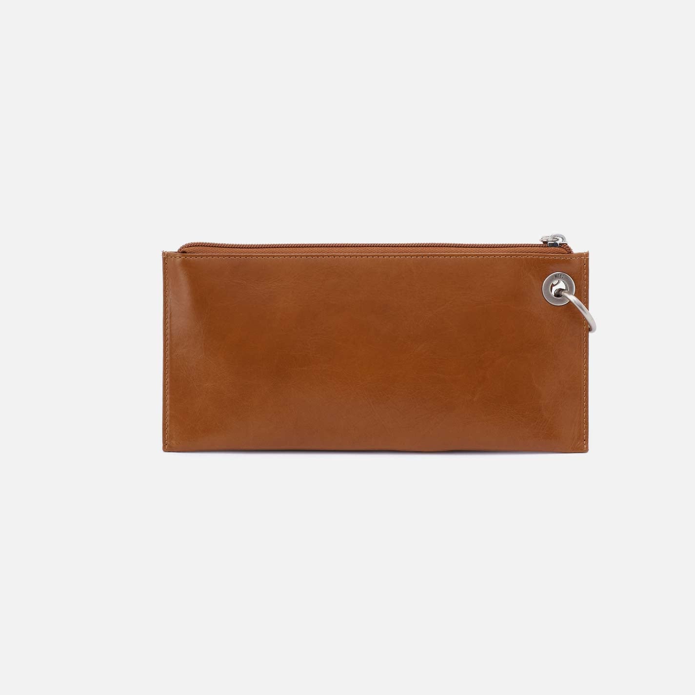 Vida Wristlet in Polished Leather - Truffle - Image 4