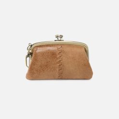 Cheer Frame Pouch In Buffed Leather - Whiskey