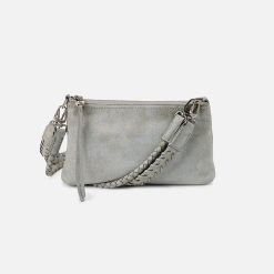 Darcy Crossbody In Buffed Leather - Misty Harbor