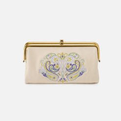 Lauren Clutch-Wallet In Pebbled Leather - Birch