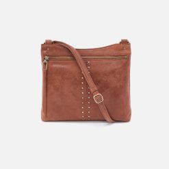 Cambel Crossbody in Buffed Leather - Burnished Saddle