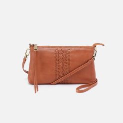 Darcy Crossbody in Washed Leather - Harvest Wheat