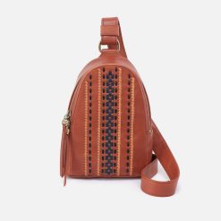 Fern Sling in Smooth Leather with Multi Stitch - Timberline