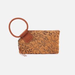 Sable Wristlet in Hair-On Leather - Harvest Wheat Hair-On