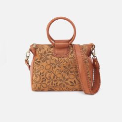 Sheila Medium Satchel in Hair-On Leather - Harvest Wheat Hair-On