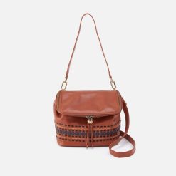 Fernwell Medium Crossbody in Smooth Leather with Multi Stitch - Timberline