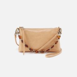 Darcy Crossbody in Polished Leather - Desert Sand