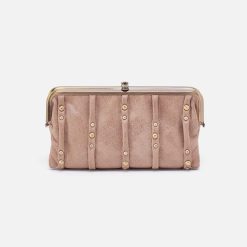 Lauren Clutch-Wallet in Buffed Leather - Hazel