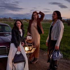 Alternative view of Darling Small Satchel in Buffed Leather - Indigo Sky