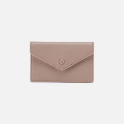 Goldie Card Case in Pebbled Leather - Warm Adobe