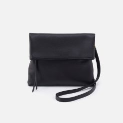 Draft Crossbody in Pebbled Leather - Black
