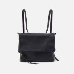Grant Backpack In Pebbled Leather - Black