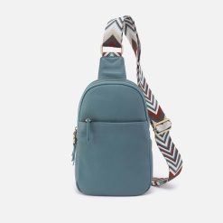 Cass Sling in Pebbled Leather - Agave Leaf