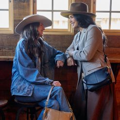 Alternative view of Kori Crossbody in Pebbled Leather - Black