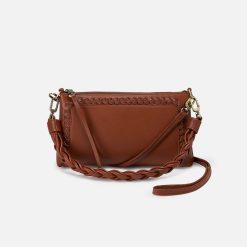 Darcy Crossbody In Smooth Leather - Luggage