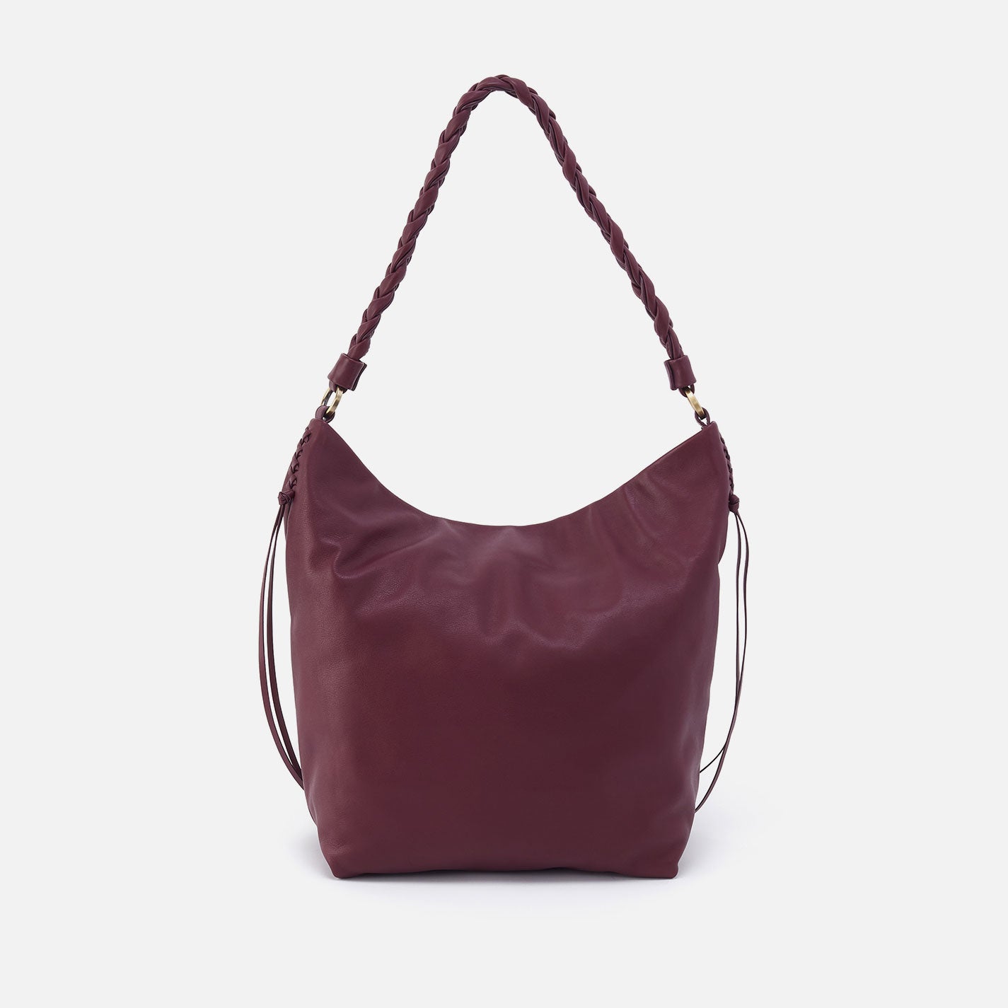 Lindley Hobo In Smooth Leather - Cordovan - Image 4