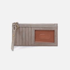 Carte Card Case in Nubuck Leather - Golden Granite